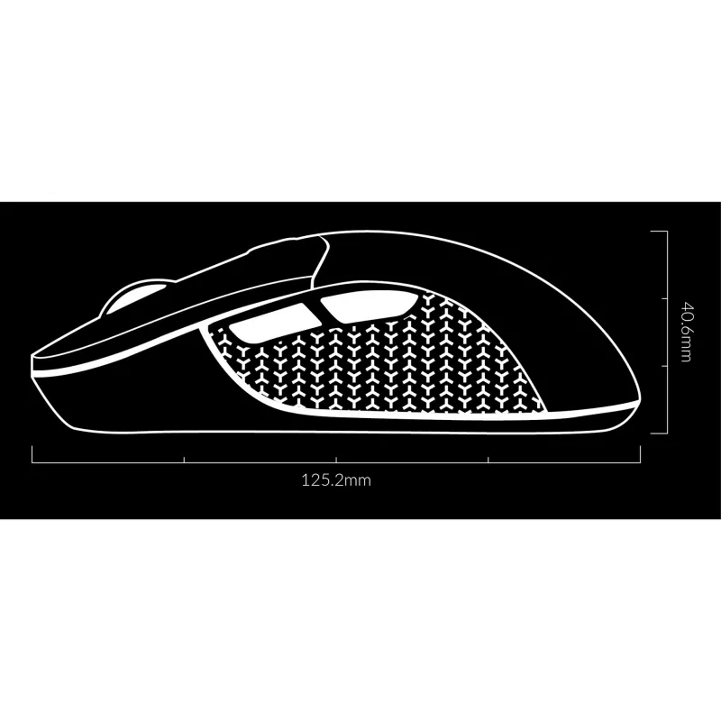 Pelihiiri Keychron M3 oikeakätinen RF-langaton + Bluetooth optinen 26000 DPI valkoinen