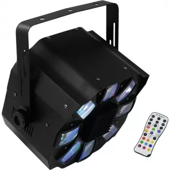 Valaisin EUROLITE Flower Effect Light FE-700 LED 7 väriä, kompakti näyttämö-/diskotehoste