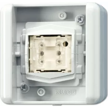 Valokytkin Jung 8471.01 LED W — vipuohjaus, valkoinen, yksiliekkinen