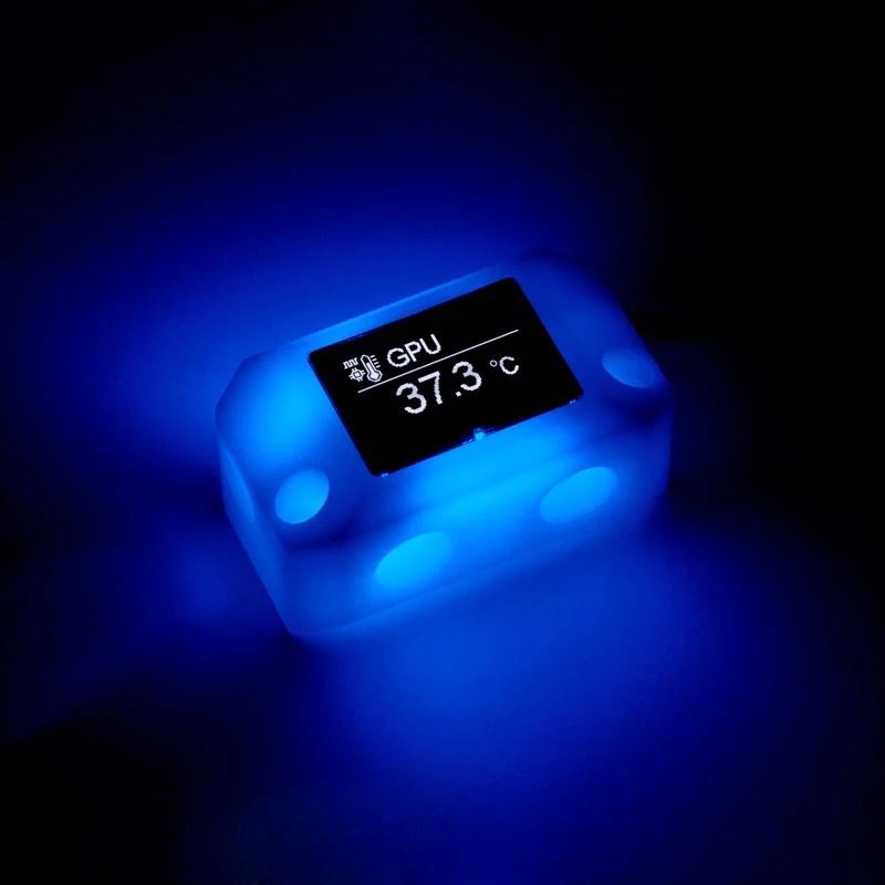 aqua computer VISION Glow liitäntäpää kryographics