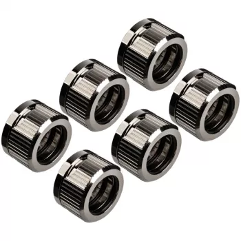 EK Water Blocks EK-Quantum Torque HDC 16 - 6 kpl pakkaus, hopea