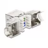 DeLOCK Keystone-moduuli RJ45-rasia-LSA Cat.6A metallilukitus työkaluton 90° kulma suojattu