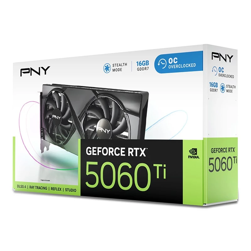 Näytönohjain PNY GeForce RTX 5060 Ti 16 GB GDDR7