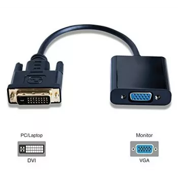 Microconnect DVIDVGA videokaapeliadapteri 0,25 m DVI-D VGA (D-Sub) musta