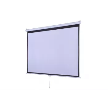 Projektiokangas Sponge Silelis 180 x 180 cm jalustakiinnitys, mattavalkoinen pinta, kannettava