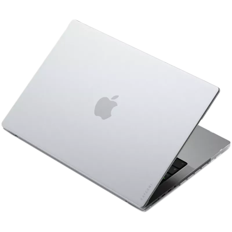 SATECHI Eco Hardshell Case MacBook Pro 14 -läppärille - läpinäkyvä