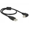 USB-kaapeli DeLOCK 0,5 m USB 2.0-A USB 2.0-B musta