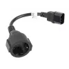 Lanberg CA-C14E-10CC-0018-BK virtakaapeli musta 0,18 m C14-liitin (CA-C14E-10CC-0018-BK)