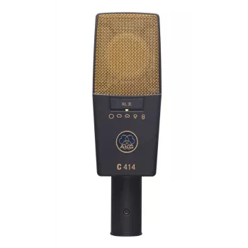 AKG C414 XLII mikrofoni kulta, harmaa lava-/esiintymismikrofoni