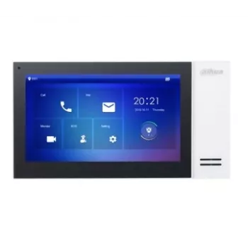 Dahua Technology VTH2421FW videopuhelinjärjestelmä 17,8 cm (7 tuumaa) musta, valkoinen