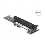 Muunnin 2 x SFF-8654 PCIe x16 Bifurcation DeLOCK 64148
