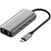 Satechi telakointiasema 4-in-1 ST-H3C25EM USB-C 3.2 Gen2 harmaa (ST-H3C25EM)