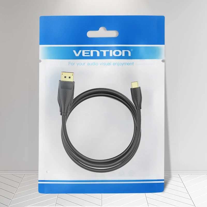 Vention USB-C–DisplayPort 8K -kaapeli 2 m, USB Type-C – DP, musta