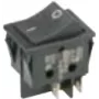 Bachmann 924.095 sähkökytkin keinupainike 2P musta (924.095)