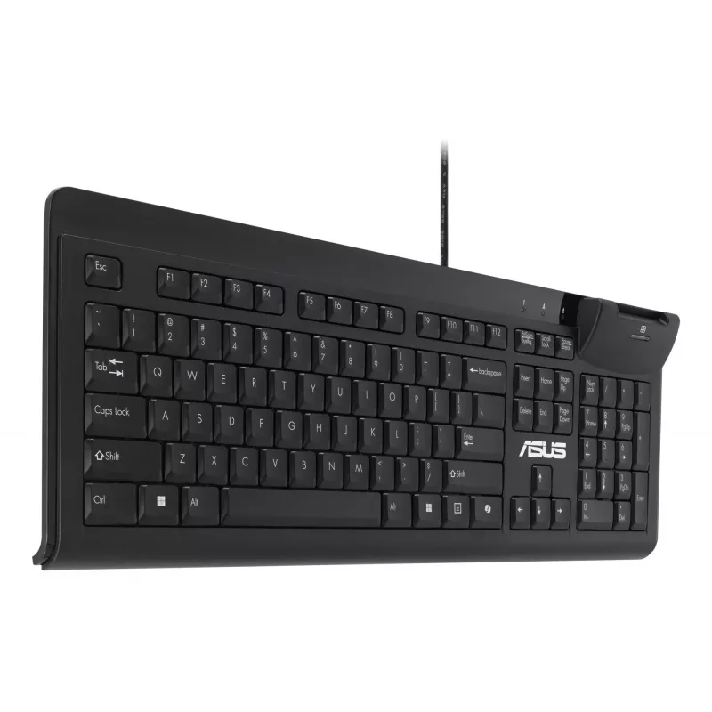 Johdollinen täysikokoinen näppäimistö ASUS KU100 musta, viron asettelu, USB Type-A, 2 m kaapeli