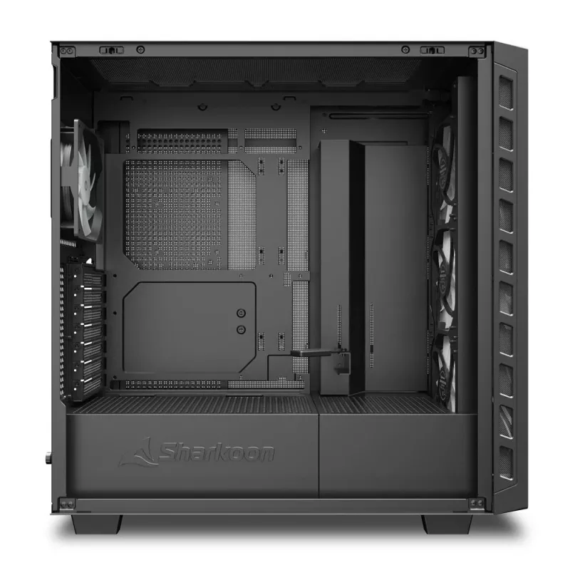 Sharkoon REBEL C80G RGB Midi Tower musta