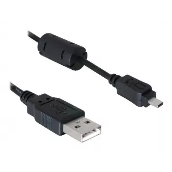 DeLOCK USB-kaapeli 1,83 m musta uros/naaras nikkelöity