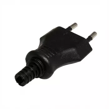 Sähköpistoke Bachmann 900.002 musta 2P