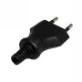 Sähköpistoke Bachmann 900.002 musta 2P