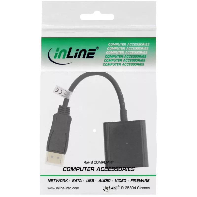 Microconnect DPDVID -videokaapeliadapteri 0,15 m DisplayPort DVI-D musta
