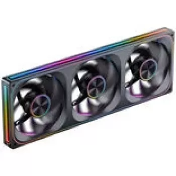 Kotelotuuletin Jonsbo ZA-420BR PWM Reverse ARGB — 3×140 mm, musta