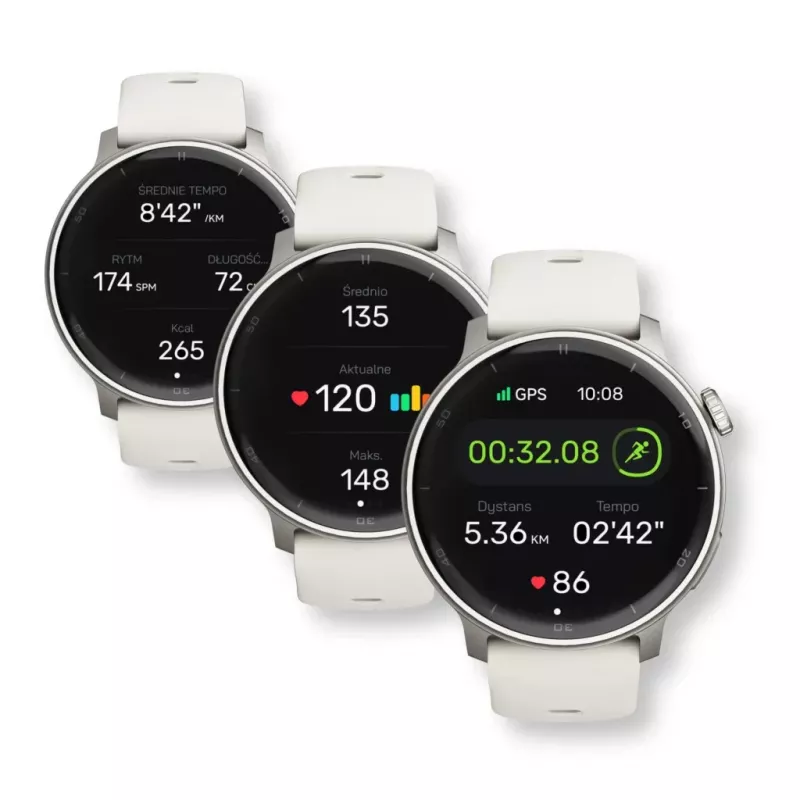 Älykello Stelio Activ GPS 46 mm hopea STSWA101SR, GPS, 46 mm kuori