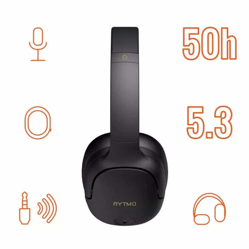 Kuulokkeet Manta HDP1001BK Rytmo Elegance musta