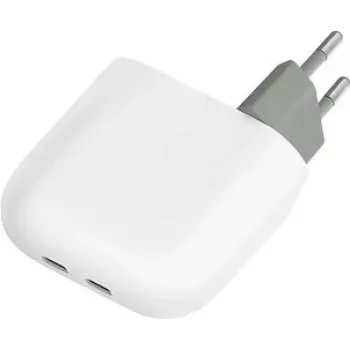 Google Flex 67W Dual USB-C pikalaturi valkoinen