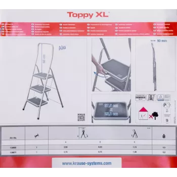 Krause Klapp-Tritt Toppy XL hopea