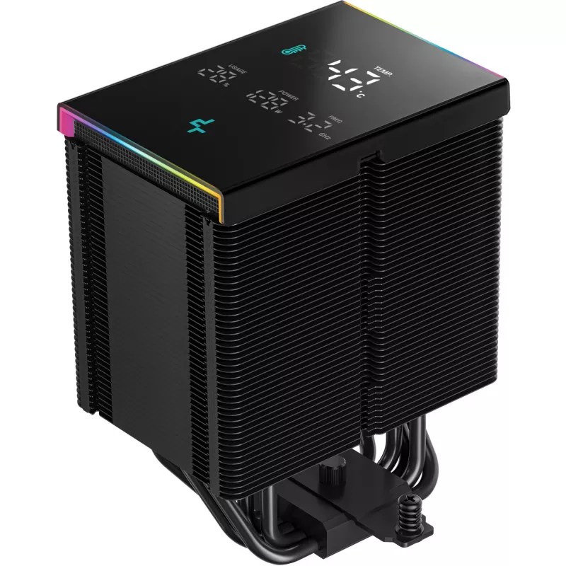 Ilmajäähdytin DeepCool AK500 Digital Pro 12 cm musta Fluid-Dynamic-laakeri