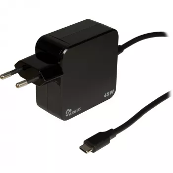 Laturi Inter-Tech PD-2045 Universal musta AC sisäkäyttöön 20V USB-C