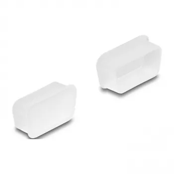 DeLOCK 67121 portin pölysuojakorkki 2 kpl VGA läpinäkyvä PVC