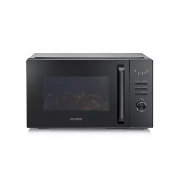 Severin MW 7798 yhdistelmämikroaaltouuni, pöytämalli, 29 l, 900 W, musta, 315 mm kiertolevy