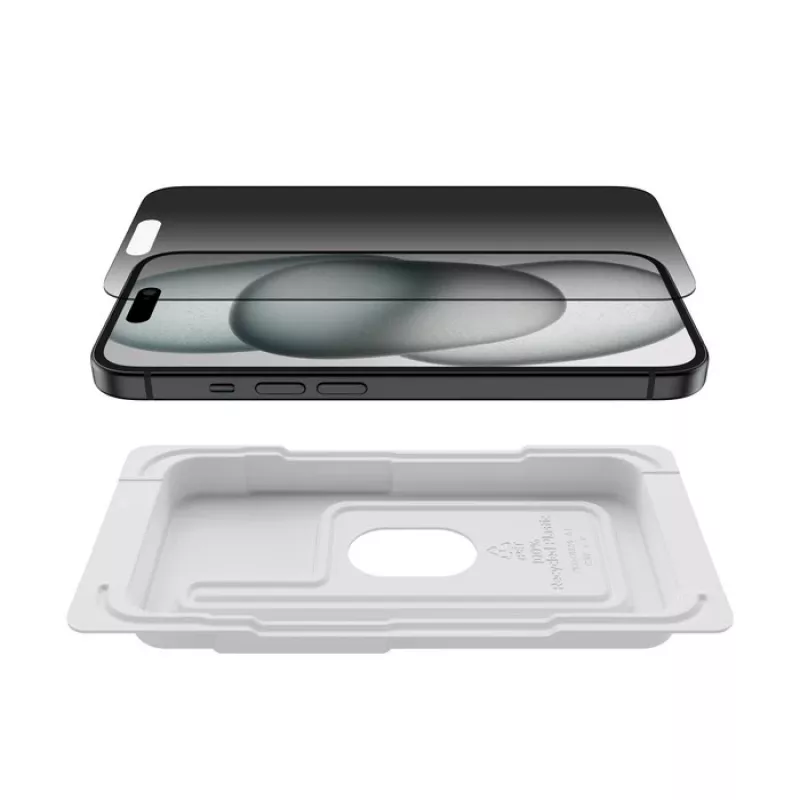 Näytönsuojus Belkin ScreenForce iPhone 16 karkaistu lasi Privacy