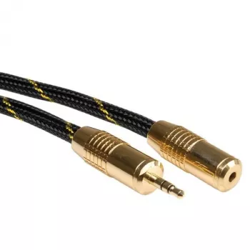 ROLINE Gold - audion jatkokaapeli - stereo mini-kuulokeplugi (naaras)