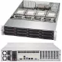 Supermicro SC829 HE1C4-R1K02LPB - rack - rack-asennettava - 2U - parannettu, laajennettu ATX - SATA/SAS - Hot-Swap 1000 wattia - musta (CSE-829HE1C4-R1K02LPB)