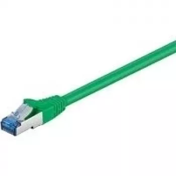 Wentronic Goobay CAT 6a -verkkokaapeli, S/FTP (PiMF), vihreä, 7,5 m – LSZH halogeeniton, kupari (93849)