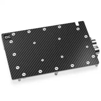 Vesiblokki + taustalevy Aquatuning GmbH 13395 alumiini hiili kupari 1/4