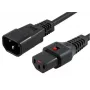 Microconnect PC1024 virtakaapeli musta 1 m C13-liitin C14-liitin