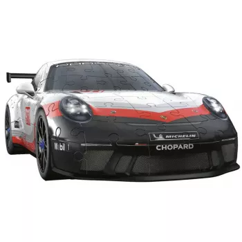 3D-palapeli Ravensburger Iconics Porsche 911 GT3 Cup – rakennussarja