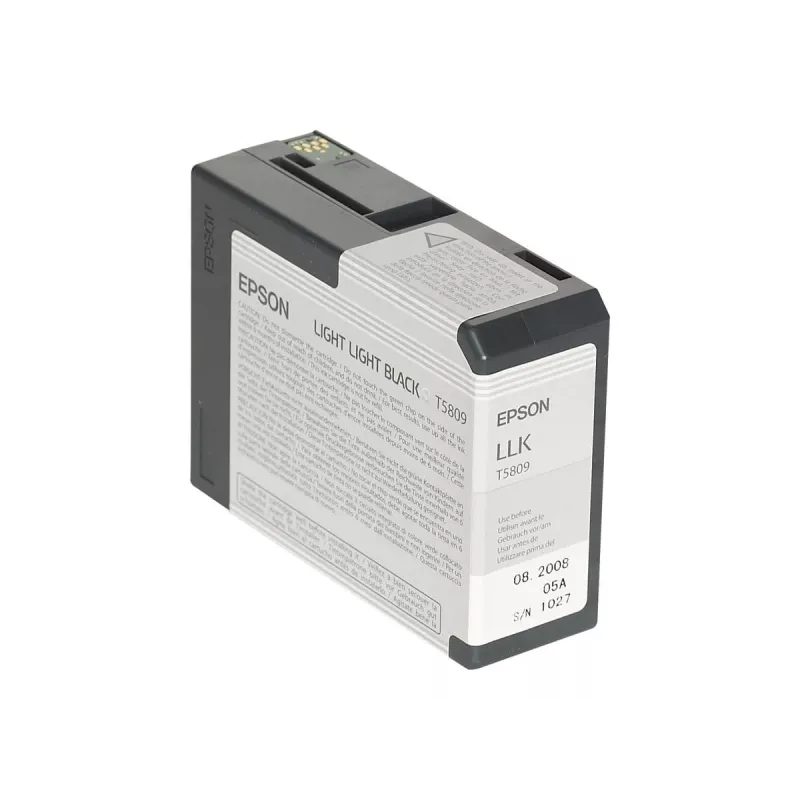 Epson Singlepack Light Light Black T580900, vaaleanvaaleanmusta, pigmenttimuste, 80 ml, 1 kpl