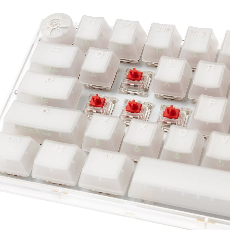 Ducky One 3 Aura White SF näppäimistö peli USB QWERTY US International