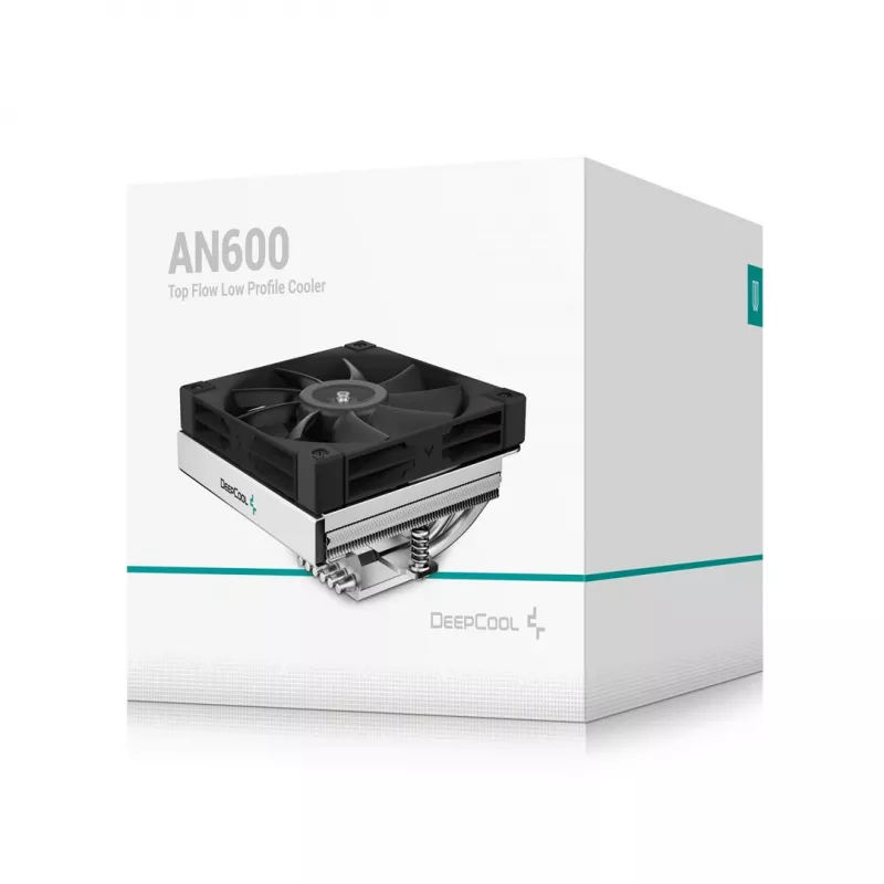 Ilmajäähdytin DeepCool AN600 12 cm alumiini musta 61,56 cfm