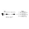 USB-kaapeli DeLOCK 88165 1 m USB A musta