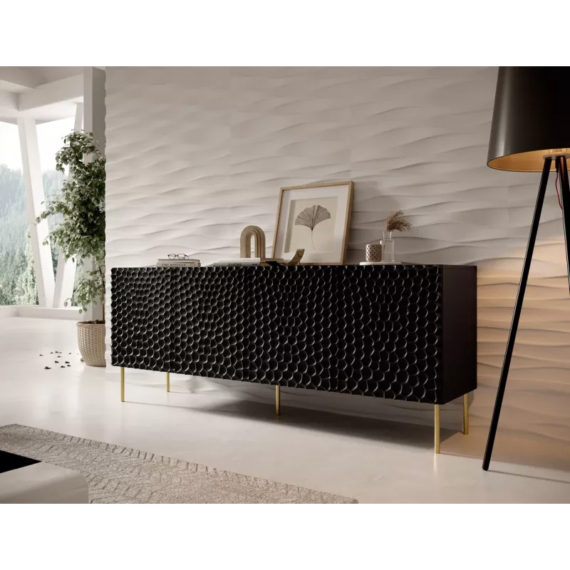 HOLE lipasto 190x40,5x74,5 cm mattamusta