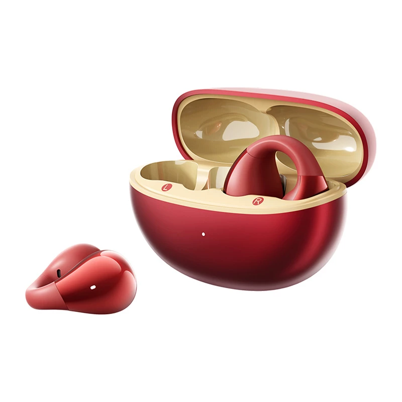 Langattomat klipsikuulokkeet QCY Crossky Clip C30S (punainen) — klipsumalli, in-ear, langaton