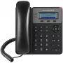 DECT-puhelin Grandstream GXP1610 — musta, LCD 132×48 px, kuuloke (RJ-9), 1 luuri, puhelinluettelo 500, kaiutin