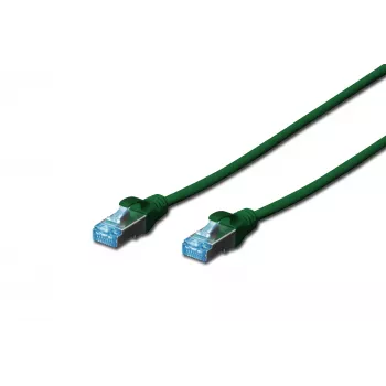 Verkkokaapeli Digitus CAT 5e SF/UTP 1m vihreä RJ-45