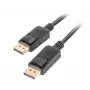 Lanberg DisplayPort-kaapeli 19 Pin V1.2 4K, 1M | CA-DPDP-10CC-0010-BK | DisplayPort - DisplayPort