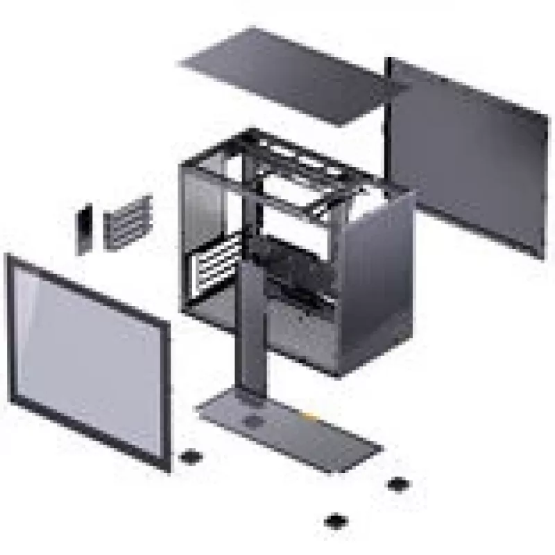 Tietokonekotelo Jonsbo D32 STD Mini Case mATX musta